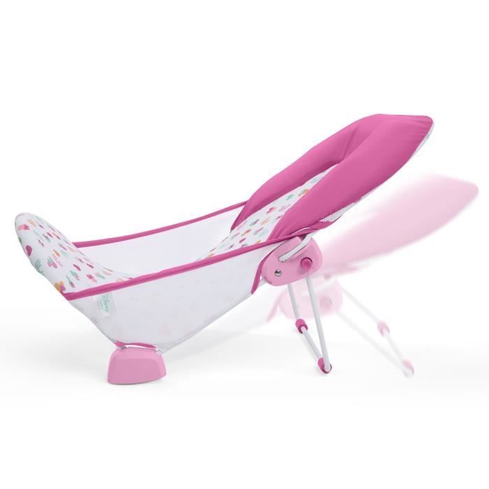 DISNEY BABY- MINNIE- Transat de bain pour bébé fille pliable rose