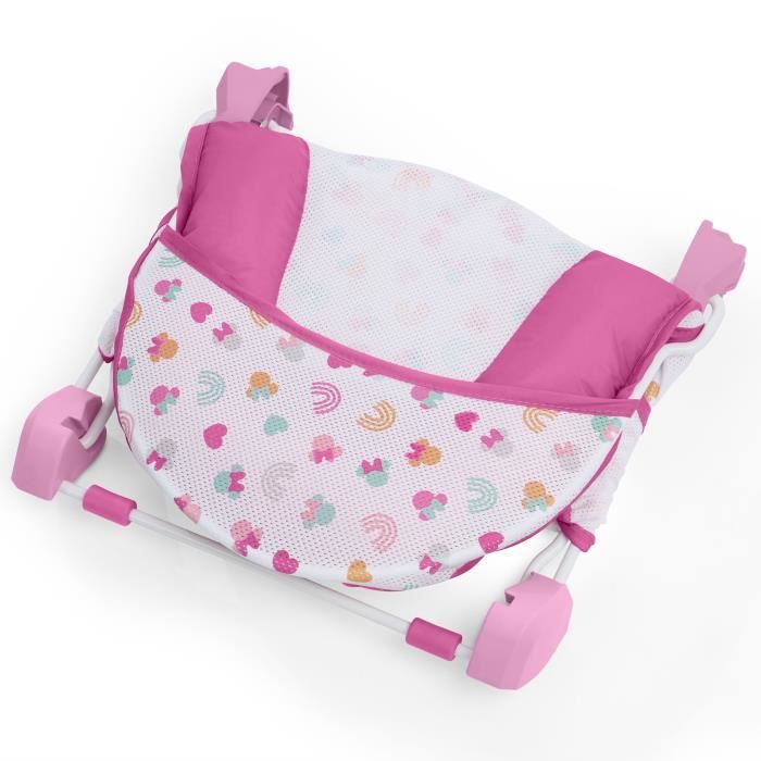DISNEY BABY- MINNIE- Transat de bain pour bébé fille pliable rose