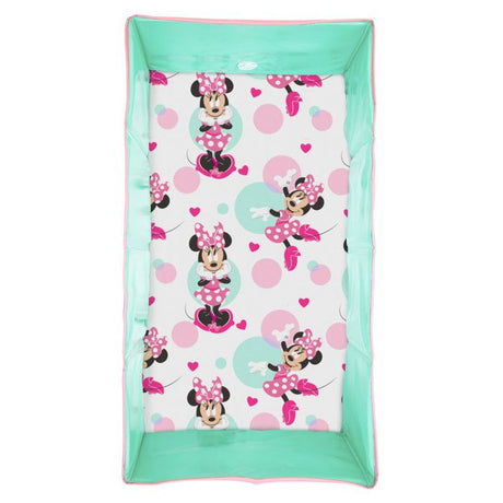DISNEY BABY- MINNIE, Baignoire bébé pliable - Nomade - Doublure imperméable - Facile a nettoyer- Bouche d'évacuation facile