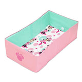 DISNEY BABY- MINNIE, Baignoire bébé pliable - Nomade - Doublure imperméable - Facile a nettoyer- Bouche d'évacuation facile