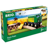 Train des Animaux de la Ferme - BRIO - Circuit en bois - Ravensburger - Mixte des 3 ans