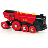 Locomotive Rouge Puissante a piles BRIO - Circuit de train en bois - Ravensburger - Des 3 ans - 33592