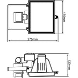 Projecteur extÈrieur avec dÈtecteur TANKO - BRILLIANT - Blanc - R7s - 400W - IP44