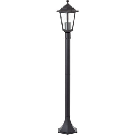 Potelet extérieur - BRILLIANT - CARLEEN - noir - métal/verre - E27 max 60W - IP44