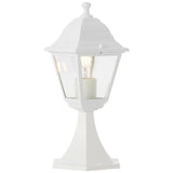 Borne extérieure NISSIE blanc - Brilliant - Métal/verre - IP44 - 1xE27 60W