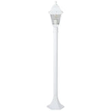 Lampadaire extÈrieur - BRILLIANT - NISSIE - Blanc - MÈtal/Verre - 1xE27 60W - IP44