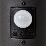 Potelet extérieur avec détecteur de mouvement DODY E27 - BRILLIANT - Noir - Certification IP44