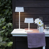 Lampe de table d'extérieur - BRILLIANT - PICCO - LED et solaire - Métal et plastique - 5 W - Blanc