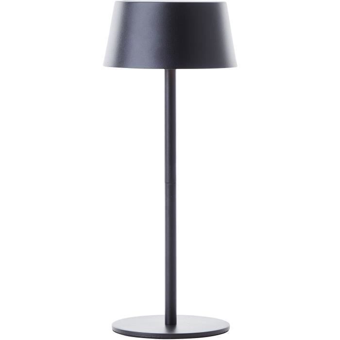 Lampe de table d'extérieur - BRILLIANT - PICCO - LED et solaire - Métal et plastique - 5 W - Noir dépoli