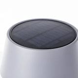 Lampe de table d'extérieur - BRILLIANT - PICCO - LED et solaire - Métal et plastique - 5 W - Gris dépoli