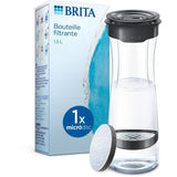 Bouteille filtrante BRITA - Fill & Serve Gris - Capacité 1,3L - 1 filtre MicroDisc inclus
