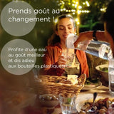 Bouteille filtrante BRITA - Fill & Serve Gris - Capacité 1,3L - 1 filtre MicroDisc inclus