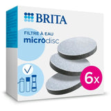 Cartouche BRITA - MicroDisc - Pack de 6 - 1 filtre = 1 mois de filtration