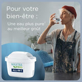 Carafe filtrante BRITA - Marella Rouge - Capacité 2,4L dont 1,4L d'eau filtrée - 1 Cartouche Maxtra Pro All-In-1 incluse