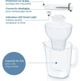 Carafe filtrante BRITA Style XL grise (3,6L) inclus 1 cartouche filtrante MAXTRA PRO All-in-1