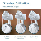 Systeme filtration a eau BRITA - ON TAP - Jusqu'a 4 mois d'eau filtrée - 3 modes d'utilisations - 5 adaptateurs inclus