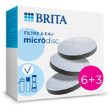 Cartouche BRITA - MicroDisc - Pack de 9 - 1 filtre = 1 mois de filtration
