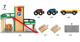 Garage Rail / Route BRIO World - Ravensburger - 3 niveaux - Mixte des 3 ans