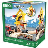 Brio World Grue de Chargement de Marchandises - Accessoire pour circuit de train en bois - Ravensburger - Mixte des 3 ans - 33280