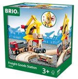 Brio World Grue de Chargement de Marchandises - Accessoire pour circuit de train en bois - Ravensburger - Mixte des 3 ans - 33280