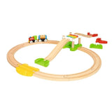 Circuit de train en bois BRIO Mon Premier Circuit de Découverte - Coffret 18 pieces - Des 18 mois