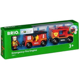 Camion de Pompiers Son et Lumiere BRIO - Ravensburger - Lance a incendie - Mixte - Des 3 ans - 33811