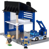 Brio World Commissariat de Police - Accessoire son et lumiere pour circuit de train en bois - Ravensburger - Des 3 ans - 33813