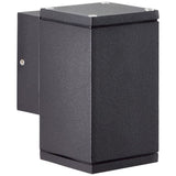 Applique murale extérieure - BRILLIANT - HALLY - Métal et verre - Anthracite - GU10 LED - 1 x 10 W IP44