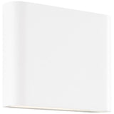 Applique murale extérieure - BRILLIANT - WELBIE - Métal et verre - Blanc - LED intégrée 7 W