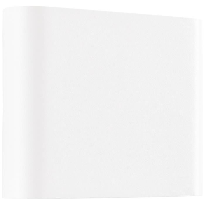 Applique murale extérieure - BRILLIANT - WELBIE - Métal et verre - Blanc - LED intégrée 7 W