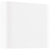 Applique murale extérieure - BRILLIANT - WELBIE - Métal et verre - Blanc - LED intégrée 7 W