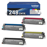 Pack Toner standard - BROTHER - TN248VAL - Cyan Magenta Jaune Noir - 4x1000 pages