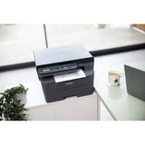 Imprimante multifonction Brother Multifonction 3-en-1 laser monochrome avec impression recto-verso, WiFi, toner embarque 700 pages,