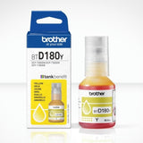 Bouteille d'encre - Brother - BTD180Y - Jaune - 5000 pages - Unité - Standard