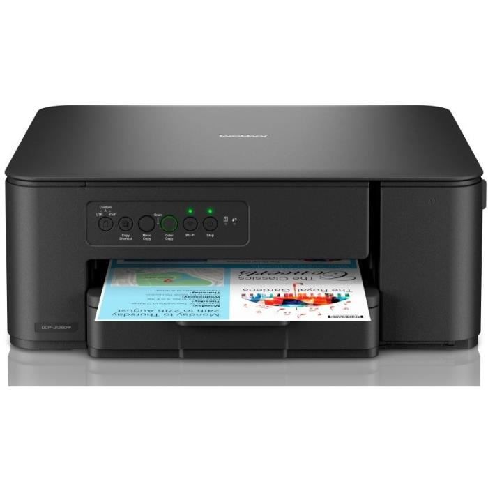 Imprimante Multifonction 3en1 Brother Mini SL DCP-J1260DW (Noir)
