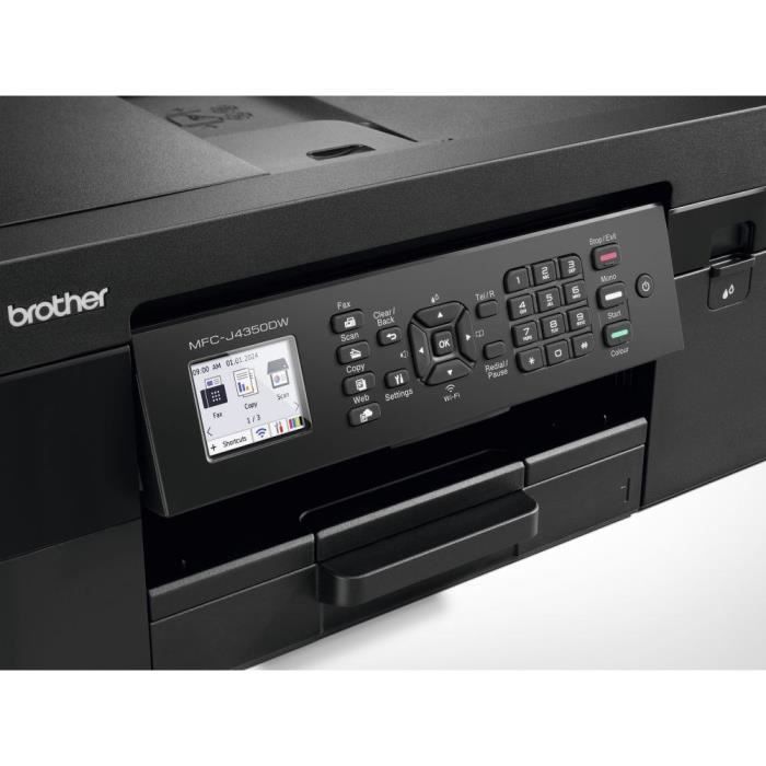 Imprimante multifonction - BROTHER - MFC-J4350DW - 4-en-1 - Wi-Fi et Wi-Fi direct - Jet d'encre - A4