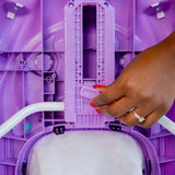 BRIGHT STARTS Trotteur bébé pliable 3 en 1, petite voiture, 3 modes de jeux évolutifs, violet, Cadeau Noel bébé