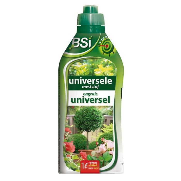 Engrais universel - BSI - Plante d'intérieur / balcon - Avec Oligo-éléments et Chélates - 1 L