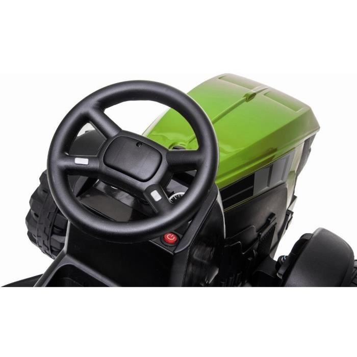 Tracteur enfant électrique avec remorque - Buddy Toys - BEC 8211