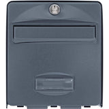 Boîte aux lettres BURG WACHTER BALTHAZAR 1 Porte - Sur pied - Acier galvanisé - Ouverture totale -  Anthracite - Fabriqué en France