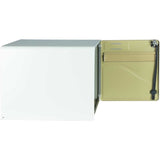 Boîte aux lettres BURG WACHTER BALTIC 1 Porte - Sur pied - Acier galvanisé - Ouverture latérale -  Blanc - Fabriqué en France