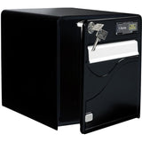 Boîte aux lettres BURG WACHTER BALTIC 1 Porte - Acier galvanisé - Ouverture latérale -  Noir - Fabriqué en France