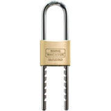 Cadenas en laiton massif - BURG WACHTER - 400 E HB 50 Flex SB - grande anse réglable - double verrouillage