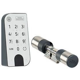 Cylindre électronique BURG-WÄCHTER secuENTRY easy 7601 avec clavier rétroéclairé IP53
