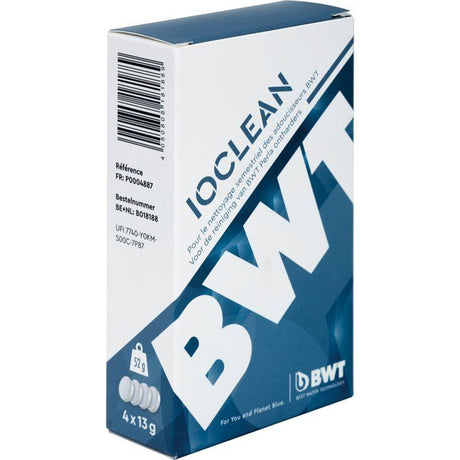 Kit d'entretien adoucisseur - BWT - 3 cartouches - Pastilles IOCLEAN - Protection impuretés & résines
