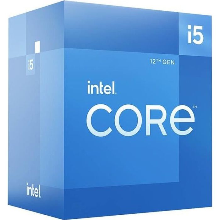 Processeur - INTEL - Core i5-12400 - 18M Cache, jusqu'a 4.40 GHz (BX8071512400)