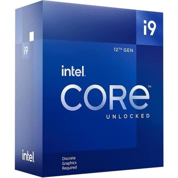 Processeur - INTEL Core i9-12900KF - 16 coeurs (8P+8E) - Socket LGA1700 - Chipset Série 600 - TDP125W  (BX8071512900KF)