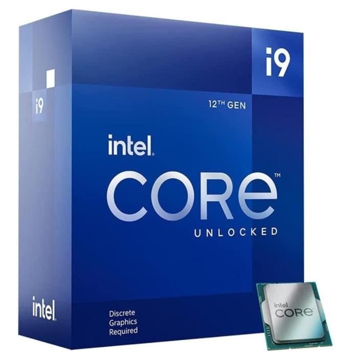 Processeur - INTEL Core i9-12900KF - 16 coeurs (8P+8E) - Socket LGA1700 - Chipset Série 600 - TDP125W  (BX8071512900KF)