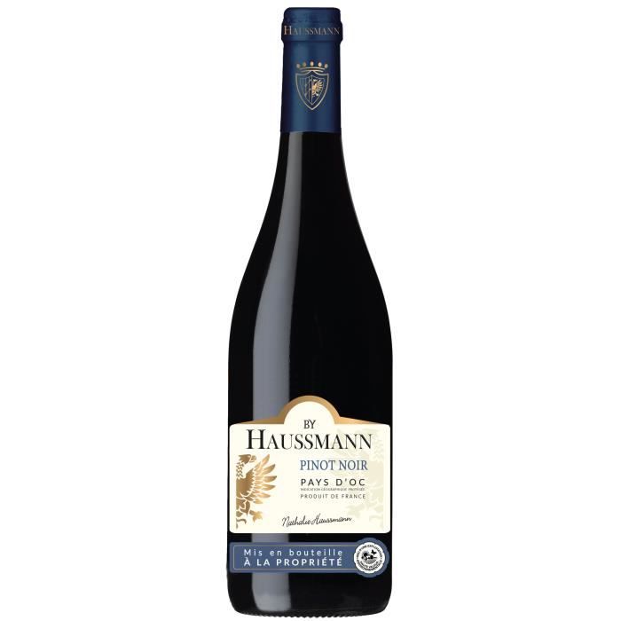 By Haussmann Pinot Noir Pays d'Oc - Vin rouge de Languedoc 2024/2025