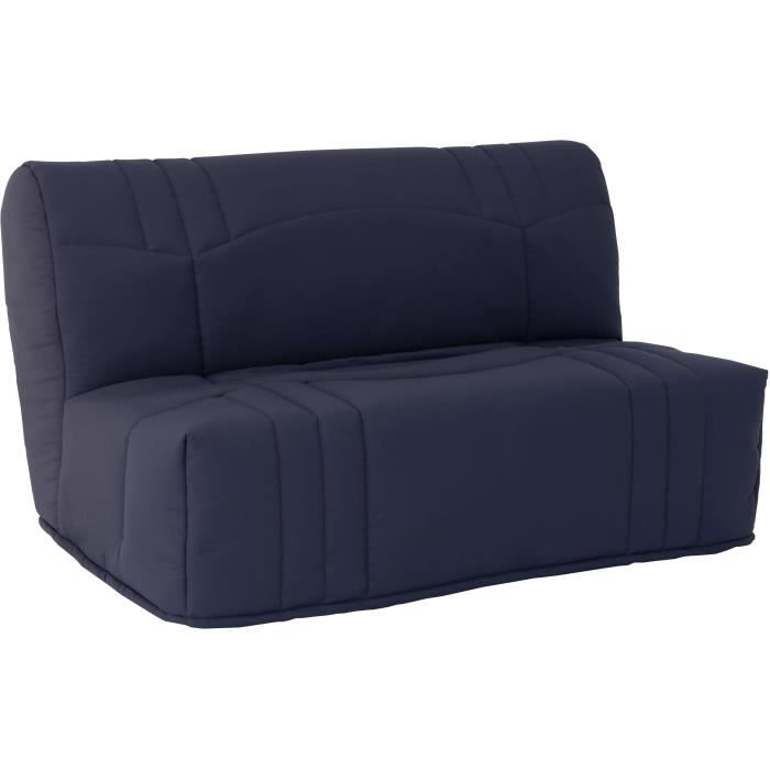 Banquette BZ DREAM - Tissu 100% Coton bleu foncé - Couchage 140x190 cm